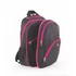 Kép 2/6 - Hátizsák, 2in1, notebook tartóval és audió csatlakozóval, PULSE "Teens", pink-fekete