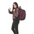 Kép 6/6 - Hátizsák, 2in1, notebook tartóval és audió csatlakozóval, PULSE "Teens", pink-fekete