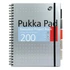 Kép 2/7 - Spirálfüzet, A4+, vonalas, 100 lap, PUKKA PAD "Metallic Project Book", vegyes szín