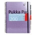 Kép 3/7 - Spirálfüzet, A4+, vonalas, 100 lap, PUKKA PAD "Metallic Project Book", vegyes szín