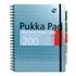 Kép 4/7 - Spirálfüzet, A4+, vonalas, 100 lap, PUKKA PAD "Metallic Project Book", vegyes szín