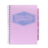 Kép 2/3 - Spirálfüzet, A4, vonalas, 100 lap, PUKKA PAD "Pastel project book", vegyes szín