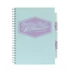 Kép 3/3 - Spirálfüzet, A4, vonalas, 100 lap, PUKKA PAD "Pastel project book", vegyes szín