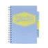 Kép 1/3 - Spirálfüzet, A5, vonalas, 100 lap, PUKKA PAD "Pastel project book", vegyes szín