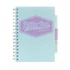 Kép 3/3 - Spirálfüzet, A5, vonalas, 100 lap, PUKKA PAD "Pastel project book", vegyes szín