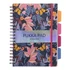 Kép 1/5 - Spirálfüzet, B5, vonalas, 100 lap, PUKKA PAD "Project Book Bloom", vegyes minta