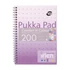 Kép 1/2 - Spirálfüzet, A5, vonalas, 100 lap, PUKKA PAD "Irlen Jotta Lavender"