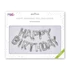 Kép 1/3 - Léggömb, 40 cm, PUKKA PAD "Happy Birthday", ezüst