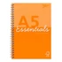 Kép 1/3 - Spirálfüzet, A5, vonalas, 80 lap, PUKKA PAD "Unipad Essentials Jotta", vegyes
