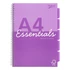 Kép 2/2 - Spirálfüzet, A4, vonalas, 100 lap, PUKKA PAD "Unipad Essentials Project Book", vegyes