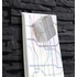Kép 7/9 - Mágneses üvegtábla,  46x91 cm, SIGEL "Artverum®", pala mintázat