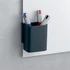 Kép 2/3 - Írószertartó pohár, 7,5x9,4x5,1 cm, SIGEL, "Artverum® Clip&Organise", antracit-szürke
