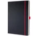Kép 5/5 - Jegyzetfüzet, exkluzív, A4, kockás, 97 lap, keményfedeles, SIGEL "Conceptum Red Edition", fekete-piros