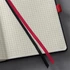 Kép 2/6 - Jegyzetfüzet, exkluzív, A5, kockás, 97 lap, keményfedeles, SIGEL "Conceptum Red Edition", fekete-piros