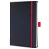 Kép 6/6 - Jegyzetfüzet, exkluzív, A5, kockás, 97 lap, keményfedeles, SIGEL "Conceptum Red Edition", fekete-piros