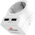 Kép 2/7 - Adapter, Egyesült Államokba utazóknak, USB, földelt, SKROSS