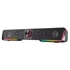 Kép 1/5 - Hangszóró, 12W, 2x3.5 mm jack + USB-A, SPEEDLINK "GRAVITY RGB Stereo Soundbar", fekete