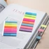 Kép 2/4 - Jelölőcímke, műanyag, 5x25 lap, 45x12 mm, STICK N, neon színek