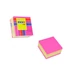 Kép 2/3 - Öntapadó jegyzettömb, 51x51 mm, 250 lap, STICK N, neon rózsaszín