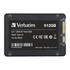 Kép 3/3 - SSD (belső memória), 512GB, SATA 3, 500/520MB/s, VERBATIM "Vi550"
