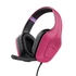 Kép 1/6 - Fejhallgató, mikrofonnal, gaming, TRUST "GXT415 Zirox", rózsaszín