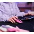 Kép 6/7 - Egér, vezetékes, optikai, gaming, LED, TRUST "GXT109P Felox", rózsaszín