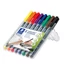 Kép 2/2 - Alkoholos marker készlet, OHP, 1 mm, STAEDTLER "Lumocolor® 317 M", 8 különböző szín