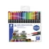 Kép 1/3 - Alkoholos marker készlet, 0,5/3,0 mm, kétvégű, STAEDTLER "3187", 36 különböző szín