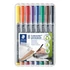 Kép 1/4 - Alkoholos marker készlet, OHP, 0,6 mm, STAEDTLER "Lumocolor® 318 F", 8 különböző szín
