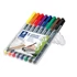 Kép 2/4 - Alkoholos marker készlet, OHP, 0,6 mm, STAEDTLER "Lumocolor® 318 F", 8 különböző szín