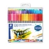 Kép 1/3 - Rostirón készlet, 0,8/3,0 mm, kétvégű, STAEDTLER® "3200", 120 különböző szín