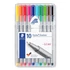 Kép 1/5 - Tűfilc készlet, 0,3 mm, STAEDTLER "Triplus 334", 10 különböző szín