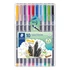 Kép 3/5 - Tűfilc készlet, 0,3 mm, STAEDTLER "Triplus 334", 10 különböző szín