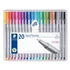 Kép 1/7 - Tűfilc készlet, 0,3 mm, STAEDTLER "Triplus 334", 20 különböző szín