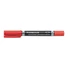 Kép 1/2 - Alkoholos marker, 0,6/1,5 mm, kúpos, kétvégű, STAEDTLER "Lumocolor® duo 348", piros