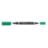 Kép 2/2 - Alkoholos marker, 0,6/1,5 mm, kúpos, kétvégű, STAEDTLER "Lumocolor® duo 348", zöld