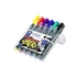 Kép 2/2 - Alkoholos marker készlet, 2-5 mm, vágott, STAEDTLER "Lumocolor® 350", 6 különböző szín