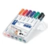 Kép 2/2 - Táblamarker készlet, 2-5 mm, vágott, STAEDTLER "Lumocolor® 351 B", 6 különböző szín