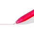 Kép 2/4 - Golyóstoll, 0,5 mm, nyomógombos, STAEDTLER "Ball 423 M", piros