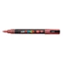 Kép 2/2 - Dekormarker, 0,9-1,3 mm, UNI"Posca PC-3ML", fényes piros