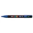 Kép 2/2 - Dekormarker, 0,9-1,3 mm, UNI "Posca PC-3M", kék