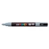 Kép 1/2 - Dekormarker, 0,9-1,3 mm, UNI "Posca PC-3M", szürke