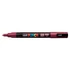 Kép 2/2 - Dekormarker, 0,9-1,3 mm, UNI "Posca PC-3M", vörösbor