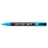 Kép 2/2 - Dekormarker, 0,9-1,3 mm, UNI "Posca PC-3M", világoskék