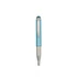 Kép 2/2 - Golyóstoll, 0,24 mm, teleszkópos, rozsdamentes acél, világoskék tolltest, ZEBRA "Telescopic Metal Stylus", kék