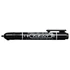 Kép 2/2 - Alkoholos marker, 1,3 mm, nyomógombos, ZEBRA "Mckie Retractable", fekete