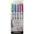 Kép 1/4 - Szövegkiemelő készlet, 1,4/4,0 mm, kétvégű ZEBRA "Mildliner Cool & Refined" 5 szín