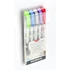 Kép 2/3 - Ecsetirón készlet, kétvégű ZEBRA "Mildliner Cool & Refined", 5 szín