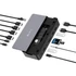 Kép 1/3 - Dokkoló, 15 port, USB-C host, 256GB SSD meghajtóval, VERBATIM "USB-C Pro CDS-15SSD"