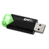 Kép 2/3 - Pendrive, 64GB, USB 3.2, EMTEC "B110 Click Easy", fekete-zöld